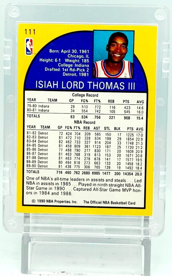 1990 NBA Hoops Isiah Thomas #111 (5)