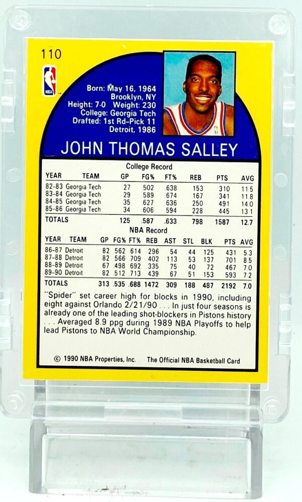 1990 NBA Hoops John Salley #110 (5)