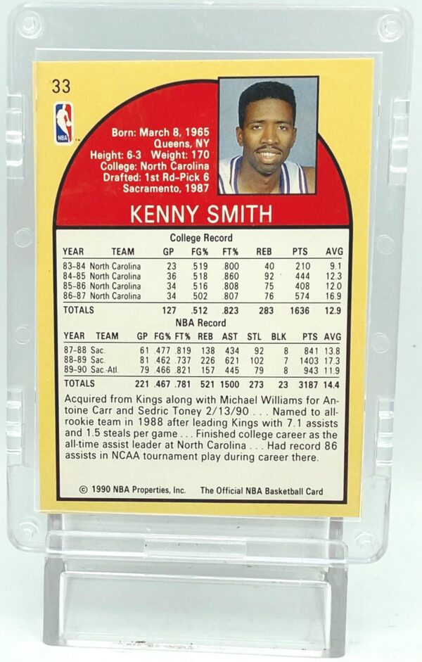 1990 NBA Hoops Kenny Smith #33 (5)