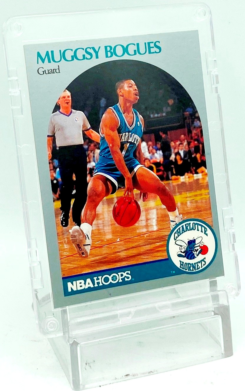 Vintage 1990 NBA Hoops Muggsy Bogues 50 (Green Jersey 1 Charlotte