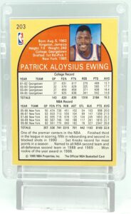 1990 NBA Hoops Patrick Ewing #203 (5)