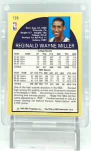 1990 NBA Hoops Reggie Miller #135 (5)
