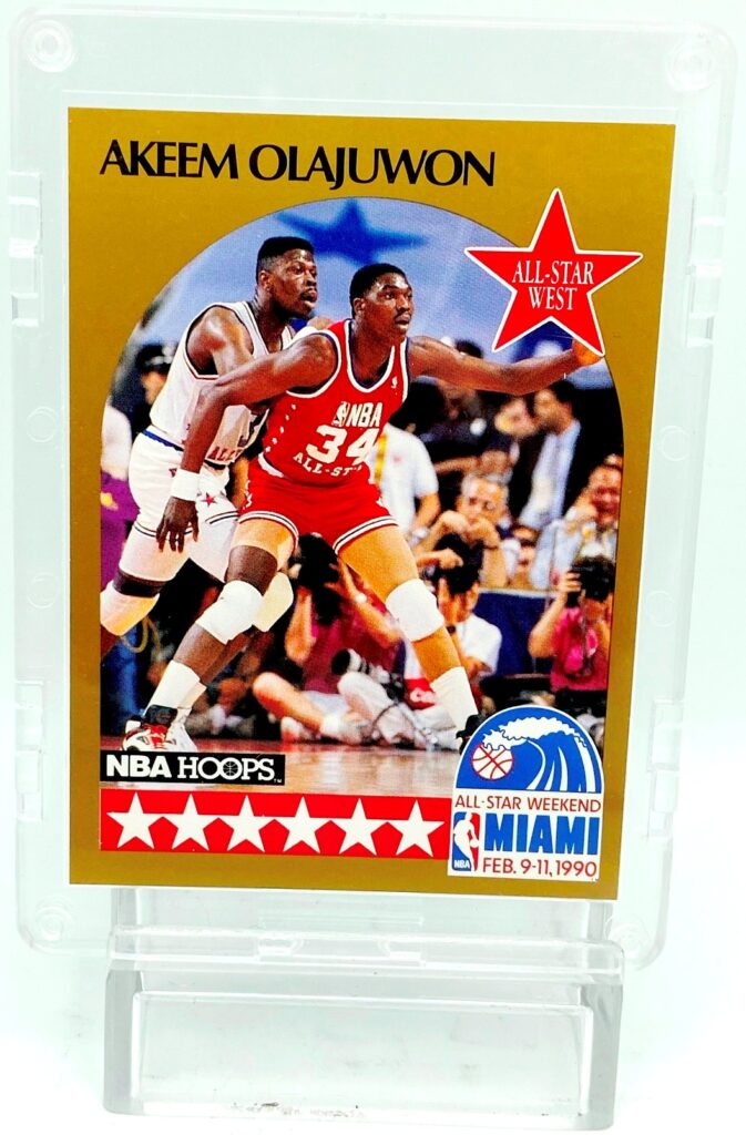 1990 NBA Hoops West Akeem Olajuwon #23 (2)