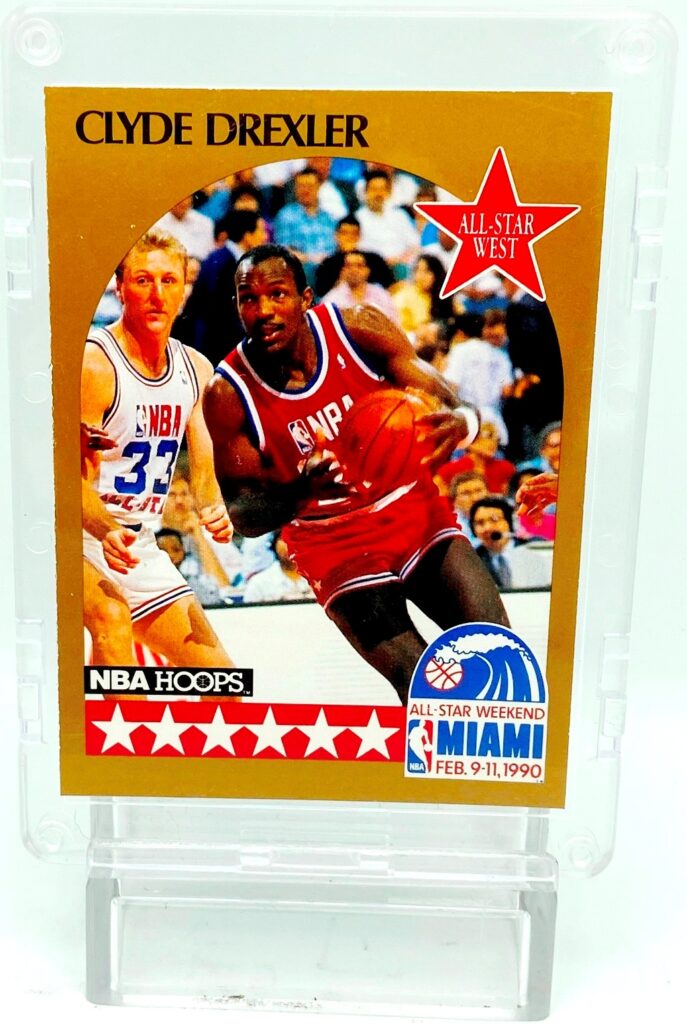 1990 NBA Hoops West Clyde Drexler #16 (2)