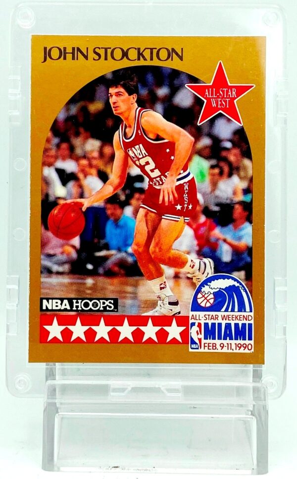1990 NBA Hoops West John Stockton #25 (1)