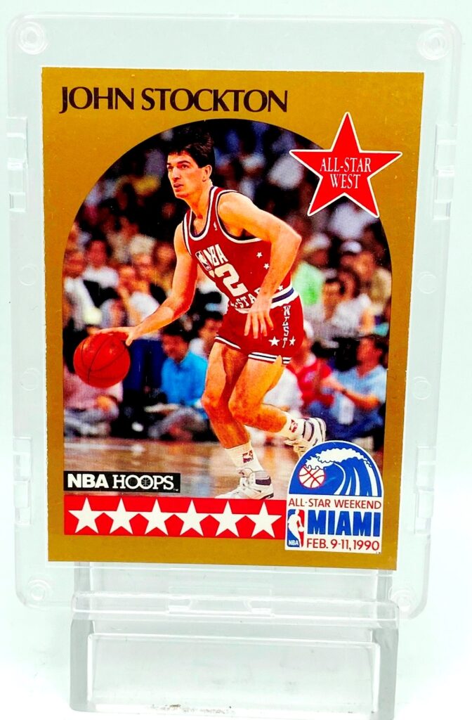 1990 NBA Hoops West John Stockton #25 (2)