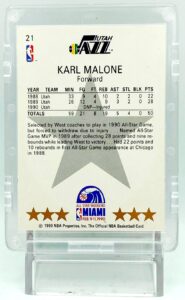 1990 NBA Hoops West Karl Malone #21 (5)