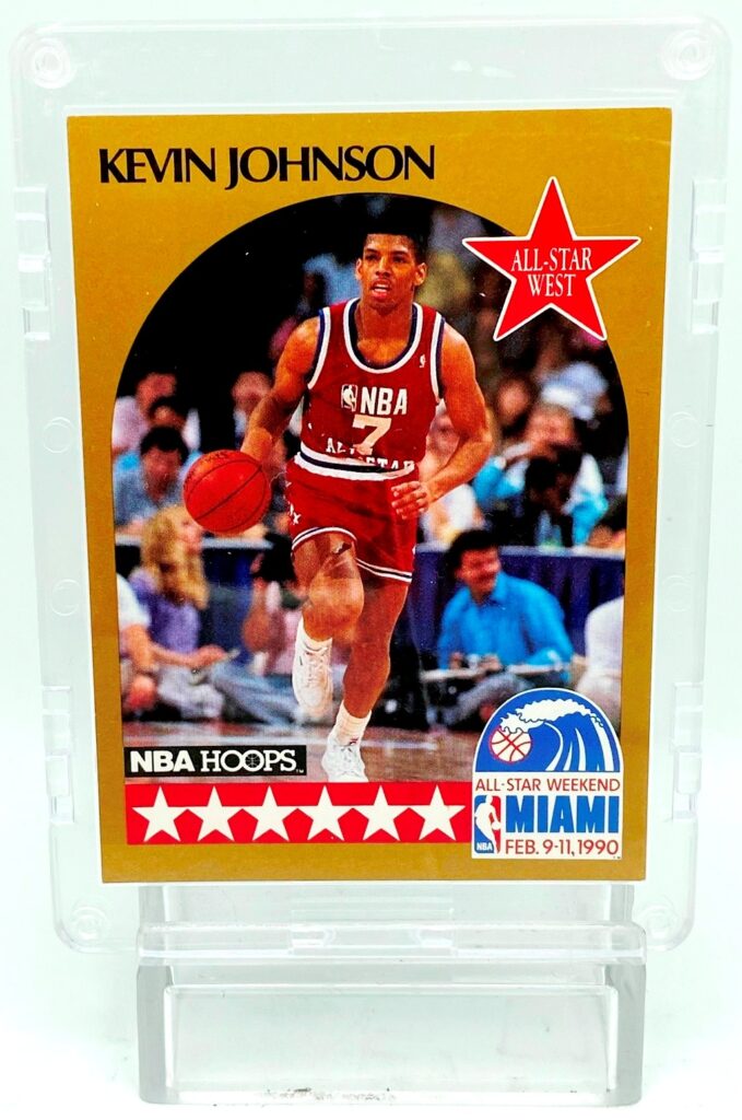 1990 NBA Hoops West Kevin Johnson #19 (2)