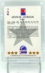 1990 NBA Hoops West Kevin Johnson #19 (5)
