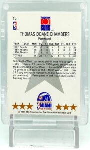 1990 NBA Hoops West Tom Chambers #15 (5)