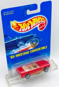 1991 HW CC #162 Classics '65 Mustang Convertible 5-Sp Red (3)