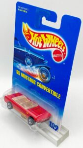 1991 HW CC #162 Classics '65 Mustang Convertible 5-Sp Red (4)