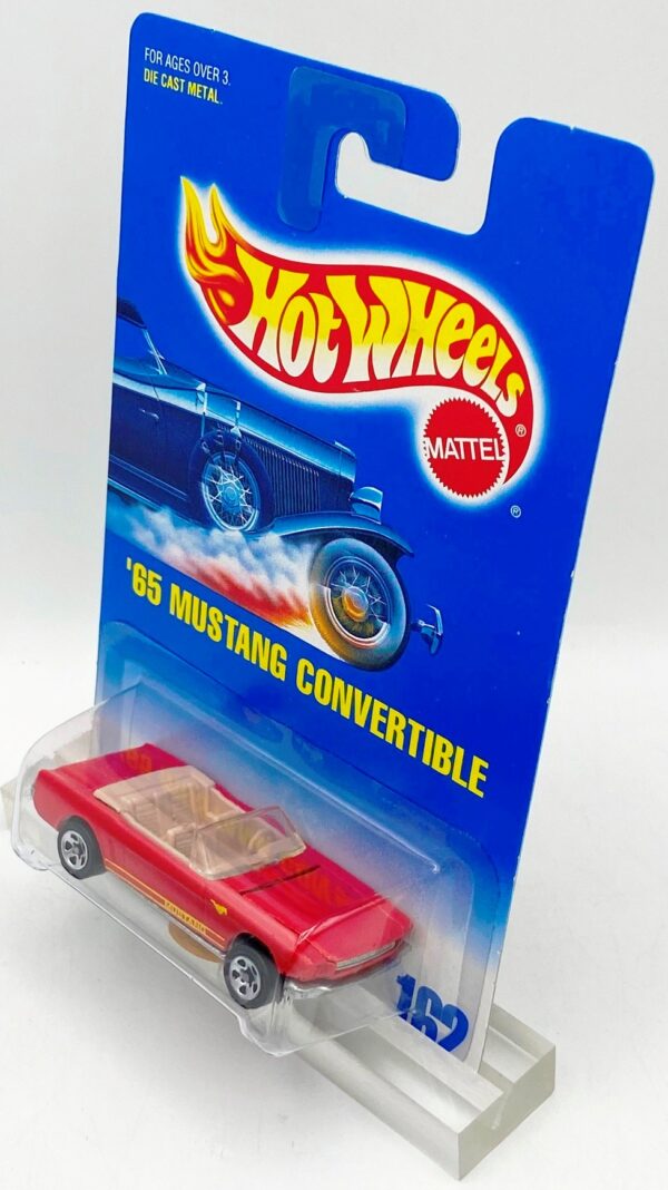 1991 HW CC #162 Classics '65 Mustang Convertible 5-Sp Red (4)