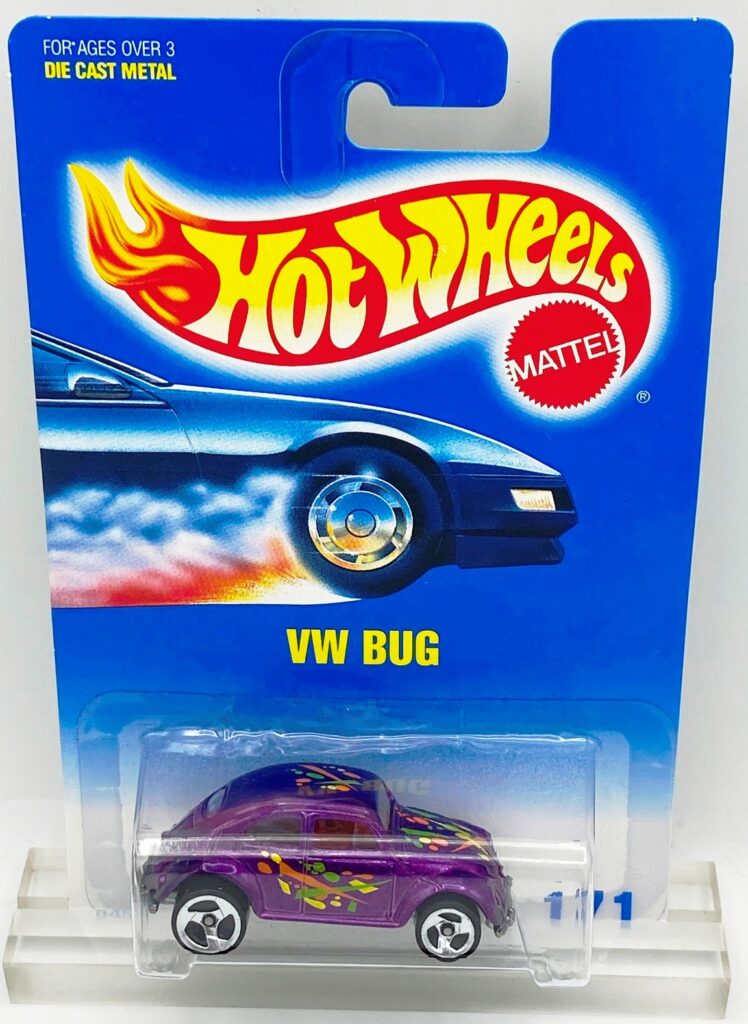 1991 HW CC #171 Speed Fleet VW Bug (Purple) Razor (2)