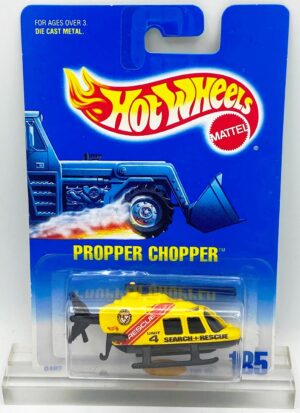 1991 HW CC #185 Work Horse Propper Chopper Black Base (1)