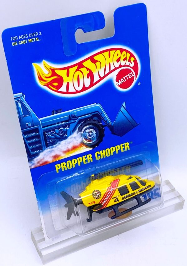 1991 HW CC #185 Work Horse Propper Chopper Black Base (3)