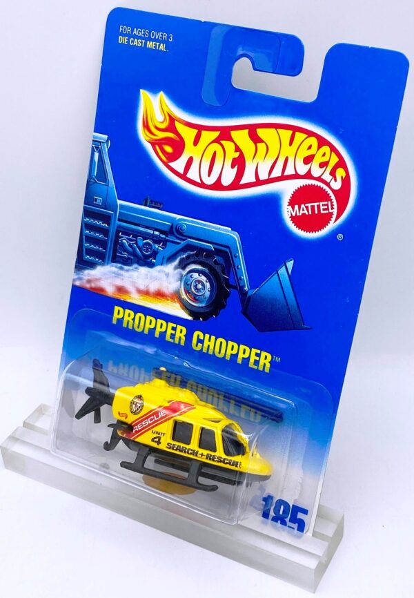 1991 HW CC #185 Work Horse Propper Chopper Black Base (4)