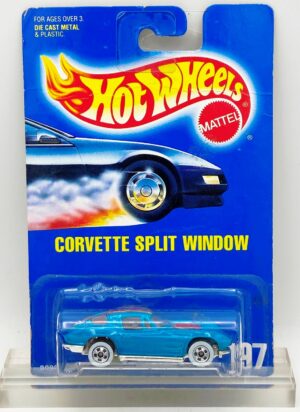 1991 HW CC #197 SF Corvette Split Window Basic WW-Tires (1)