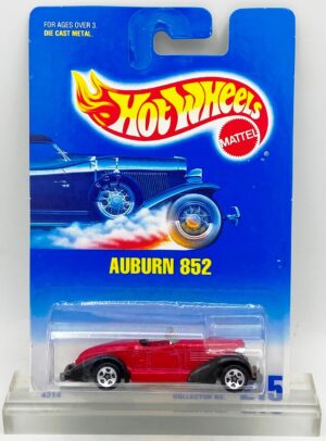 1991 HW CC #215 Classics Auburn 852 (Red) 5-Spoke (1)