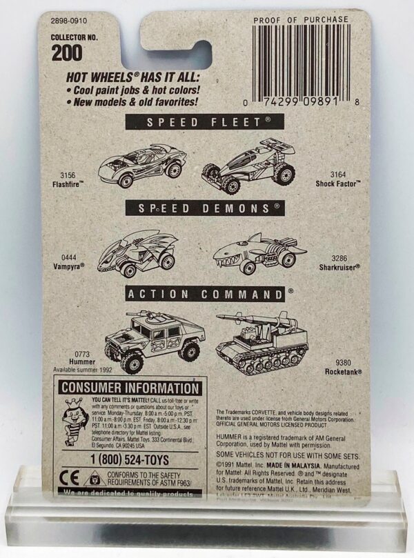 1991 HW CC #200 SF Custom Corvette Lace Spoke (5)