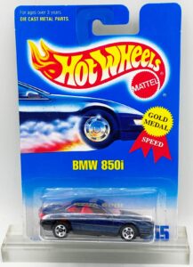 1991 HW CC #255 Speed Fleet BMW 850i Chrome 5-Spoke (1)