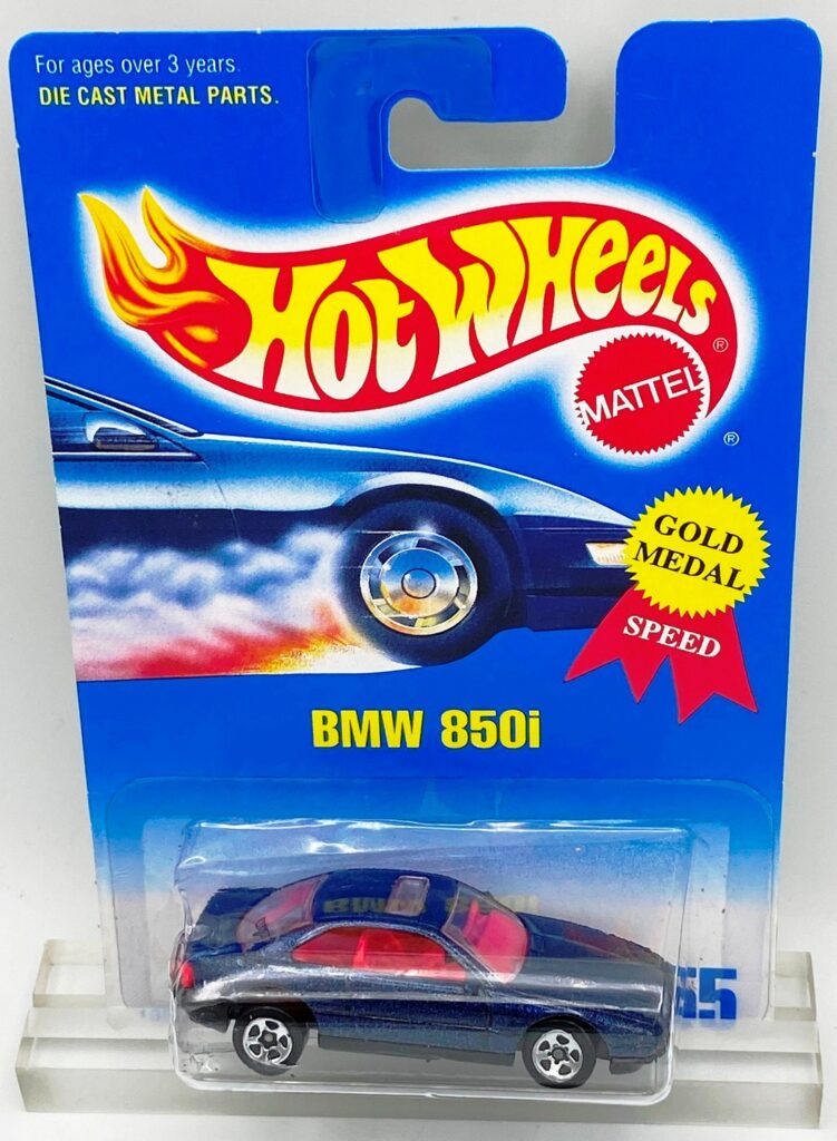 1991 HW CC #255 Speed Fleet BMW 850i Chrome 5-Spoke (2)