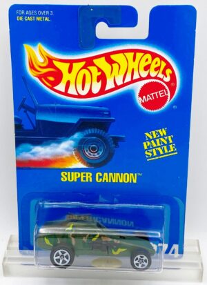 1991 HW CC #274 Action Command Super Cannon White 5-Sp (1)