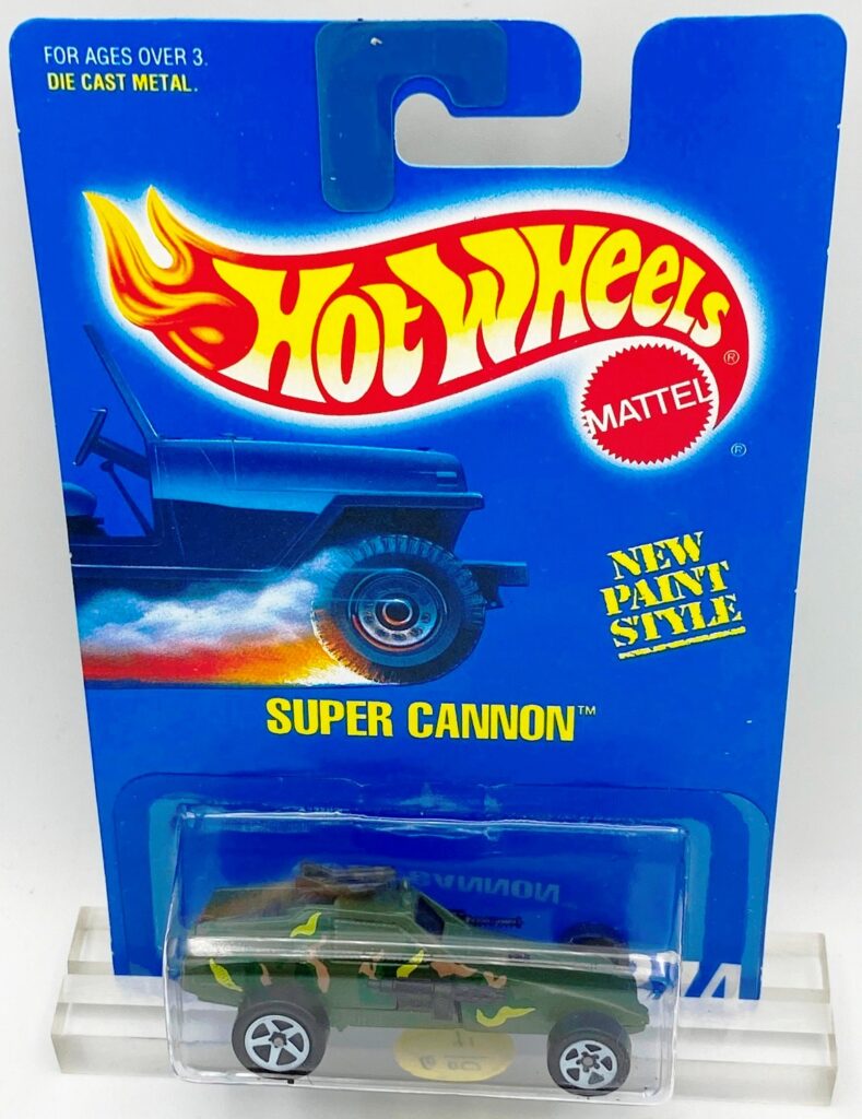 1991 HW CC #274 Action Command Super Cannon White 5-Sp (2)