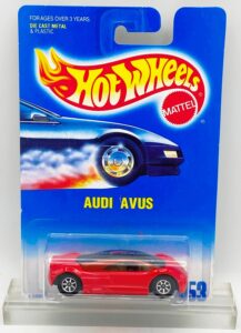 1991 HW CC #453 Audi Avus (Red) 7-Spoke (1)