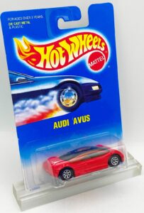 1991 HW CC #453 Audi Avus (Red) 7-Spoke (3)