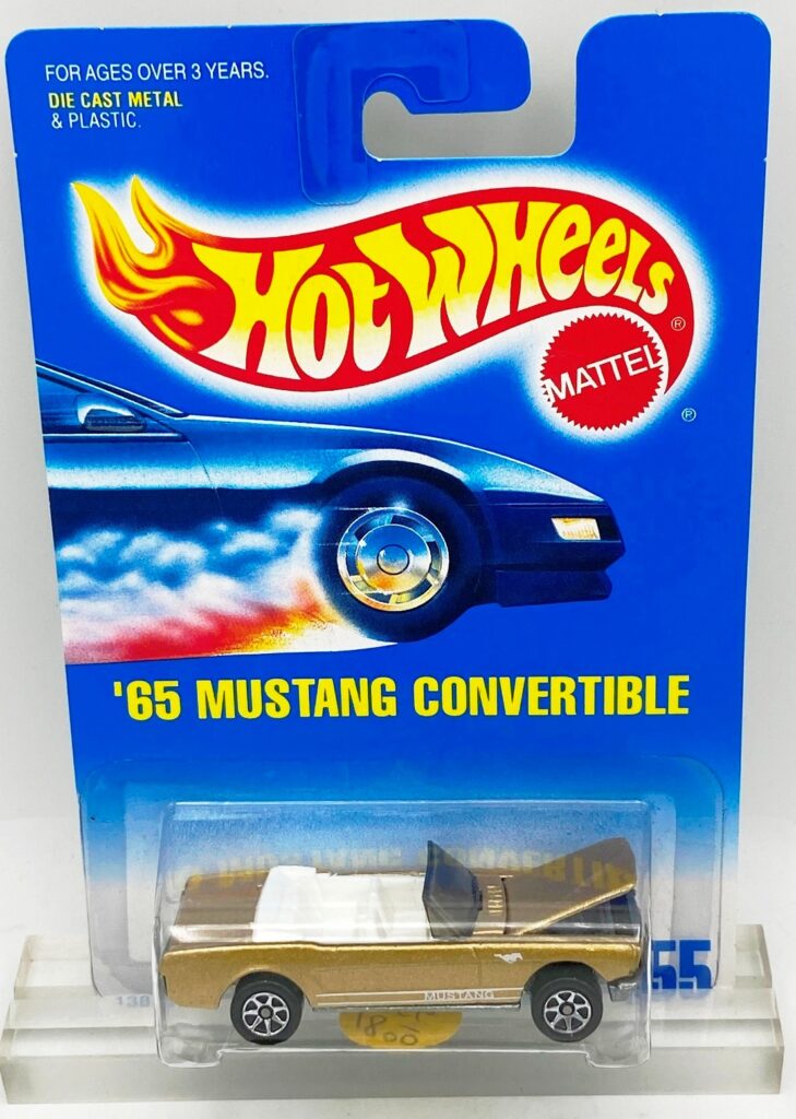 1991 HW CC #455 Classics '65 Mustang Convertible 7-Sp (2)