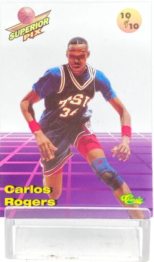 1995 Superior Pix NBA Carlos Rogers #10 (1)