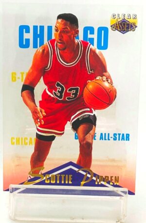 1996 Classic Clear NBA Scottie Pippen #3 (1)