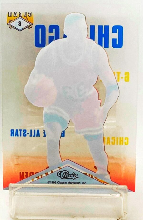 1996 Classic Clear NBA Scottie Pippen #3 (2)