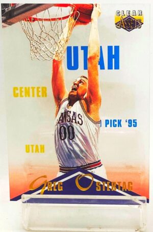 1996 Classic Clear NBA Greg Ostertag #24 (1)