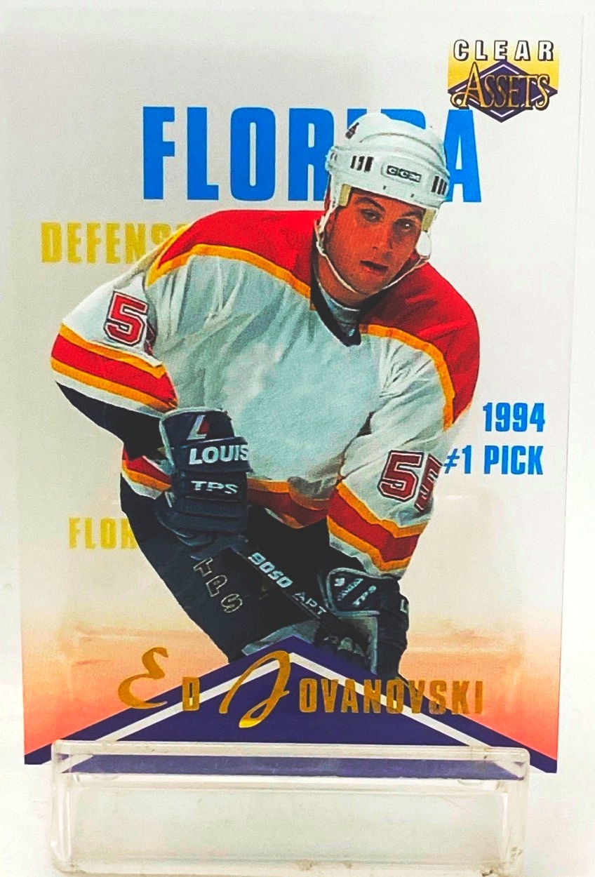 1996 Classic Clear NHL Ed Jovanovski #58 (1)