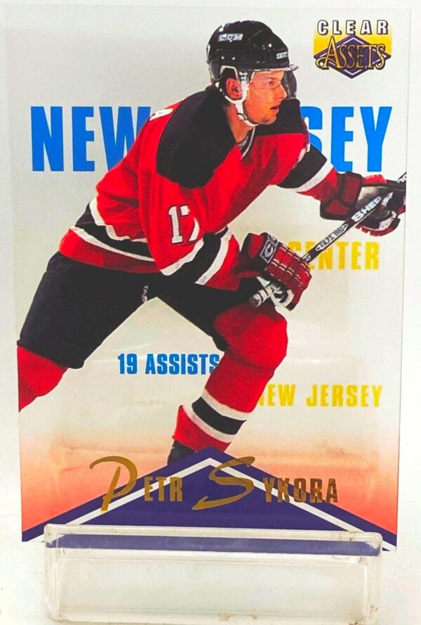 1996 Classic Clear NHL Petr Sykora #57 (1)