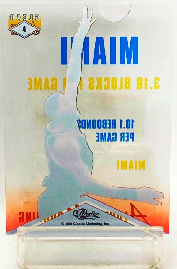 1996 Classic NBA Alonzo Mourning #4 (2)