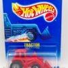 1991 HW CC #145 WH Tractor Orange & Red (1)