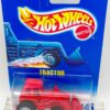 1991 HW CC #145 WH Tractor Orange & Red (2)