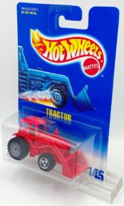 1991 HW CC #145 WH Tractor Orange & Red (3)