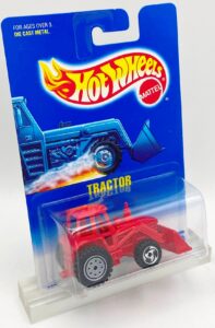 1991 HW CC #145 WH Tractor Orange & Red (4)