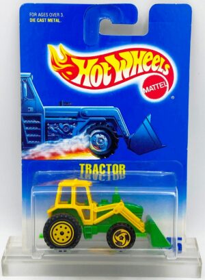 1991 HW CC #145 WH Tractor Yellow & Green (1)