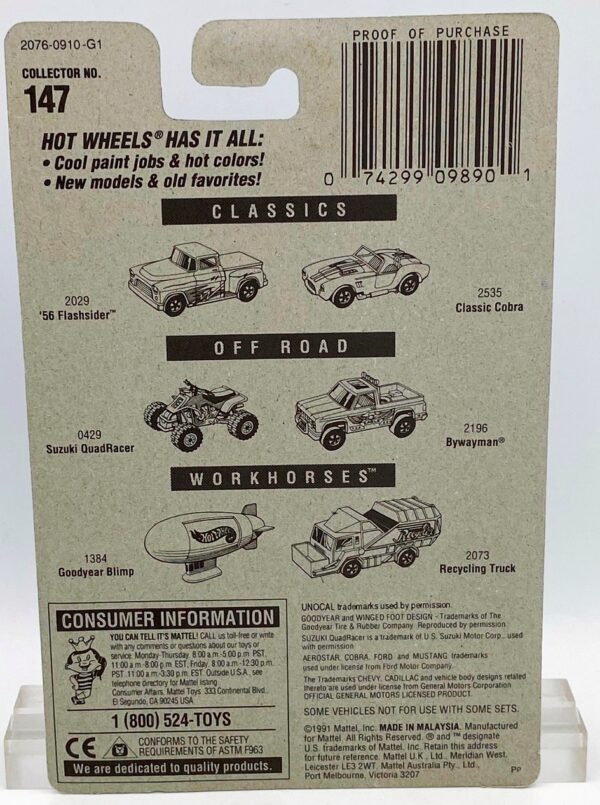 1991 HW CC #147 WH Tank Truck Orange 7-spoke (5) 1991 HW CC #147 WH Tank Truck Orange 7-spoke (5)