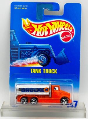 1991 HW CC #147 WH Tank Truck Orange Razor (1)