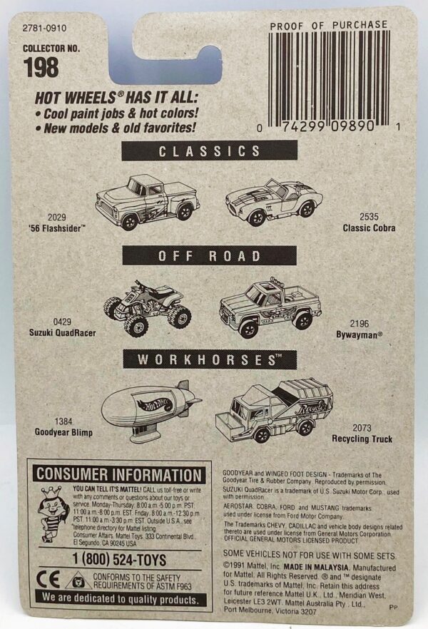 1991 HW CC #198 Off Road Path Beater Razor (5)