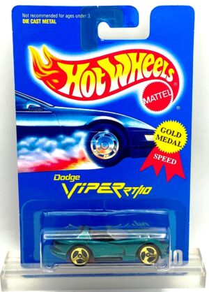1991 HW CC #210 SF Viper RT-10 Green 3-Spoke Gold (1)
