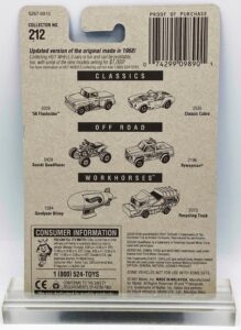 1991 HW CC #212 Speed Fleet Silhouette II 5-Hole (5)