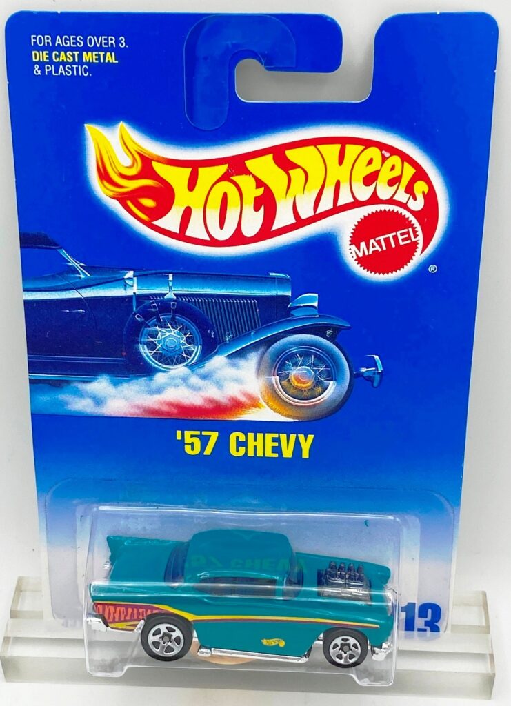 1991 HW CC #213 Classics '57 Chevy 5-Spoke (2)