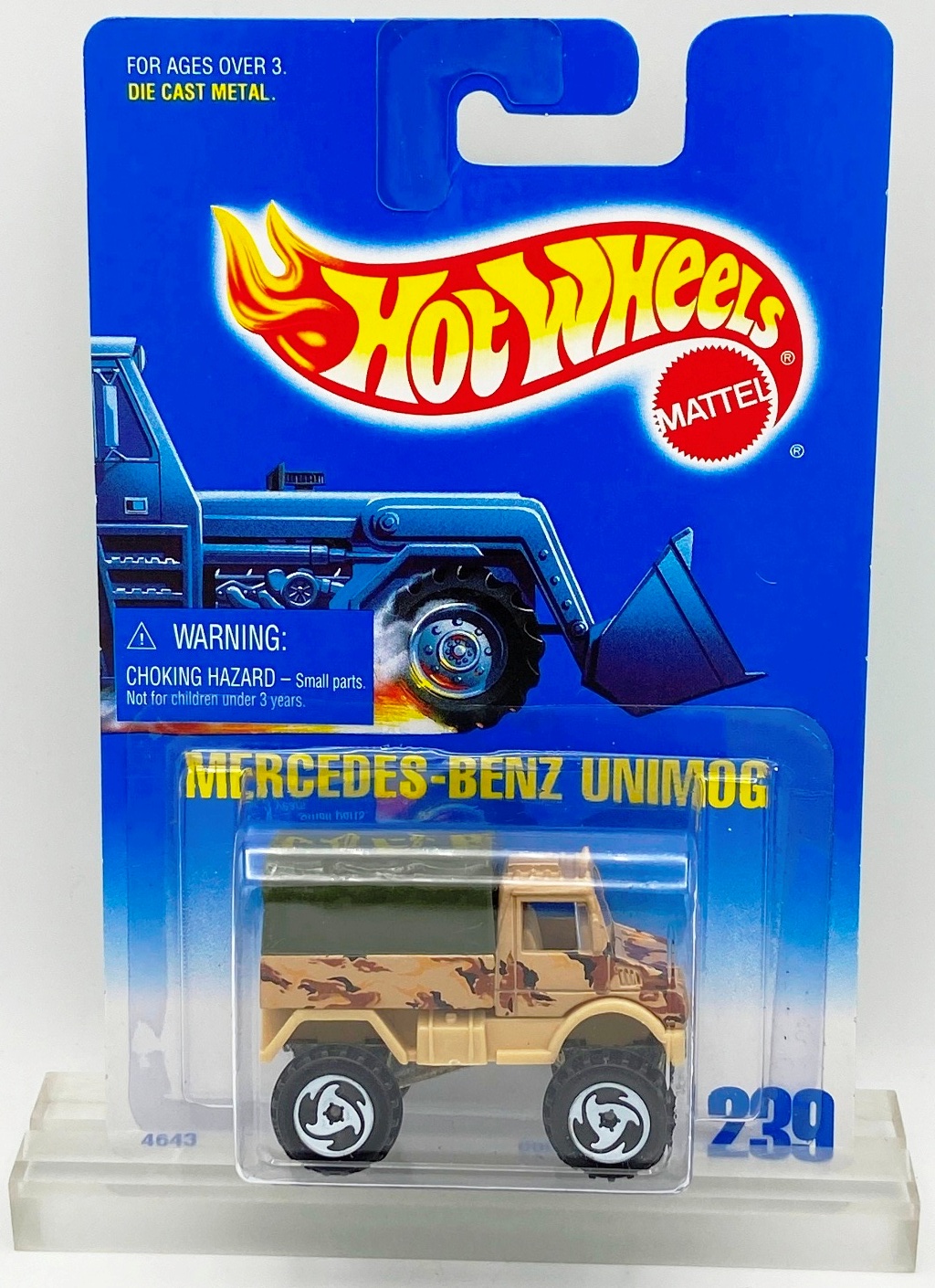 1991 HW CC #239 WH Mercedes-Benz Unimog (1)